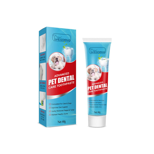 Yegbong Pet Toothpaste Puppy Fresh Mouth Deodorant Tartar Clean Tooth Brighten Fresh Breath Pet Oral Cleanse Dog Cat Toothpaste