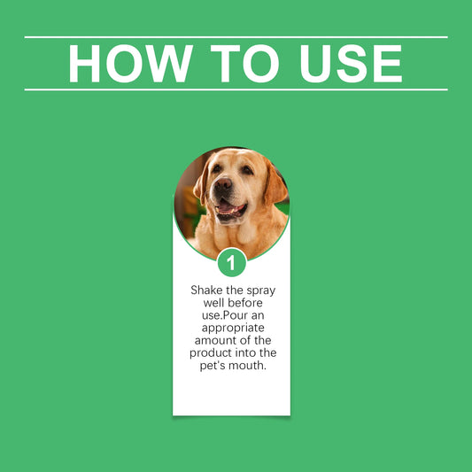 Yegbong Pet Oral Care Water, Dog Teeth Cleaning Tartar Odor Care Lasting Fresh Care