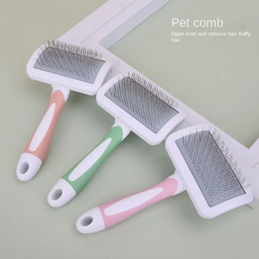 Pet Hair Shedding Comb Dog Cat Brush Grooming Long Hair Indoor Hair Remover Cleaning Beauty Slicker Pet Supplies