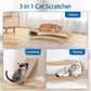 3 in 1 Cat Scratcher Cardboard,Cat Scratching Board Furniture Protector,Cat Scratching Post, Cat Beds for Indoor Cats