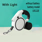 Dog Leash With Led Lights and Garbage Bag Retractable Nylon 5M Traction Rope Belt Durable Walk Run Automatic Extension Dog Lead