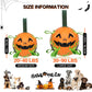 1 durable soccer design pet toy Halloween pumpkin head, orange interactive retrieval pet toy, new dog chew ball toy with straps,