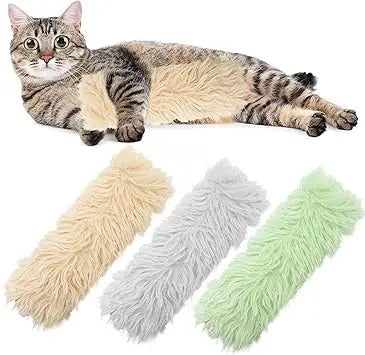 3 pack catnip toys,soft and durable cat pillows toys, crinkle sound catnip catnip toys,indoor interactive cat kicker toy, compan