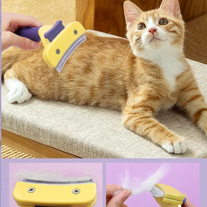 Dog Brush Cat Hair Care Grooming Accessories Supplies Pet Hair Remover Knotting Comb Large Animal Dogs Short Hair Dogs Anti Lice