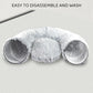 Cat Tunnel Bed with Mat Big Tube Playground Toy Soft Plush Material Full Shape Non-slip for Kitten Cat Puppy Playing 84cm/33.07"